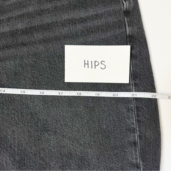 American Eagle 90s Bootcut Jeans 12 black distressed high rise boot cut ripped - Picture 11 of 14